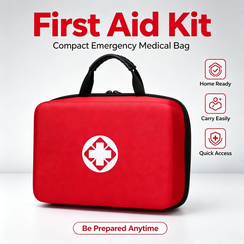 First Aid Bag Kit - Portable Hard Shell First Aid Kit,