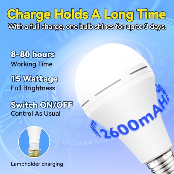 Emergency-Rechargeable-Light-B - Power Outage Light recension och pris